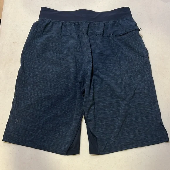Lululemon T.H.E. Shorts Linerless 11 in Heather Allover Iron Blue True Navy - Picture 6 of 6